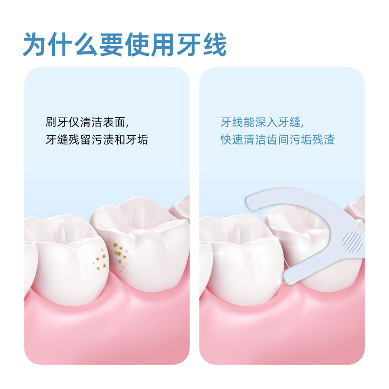 小鹿妈妈(FAWN MUM)经典力学牙线棒8袋800支