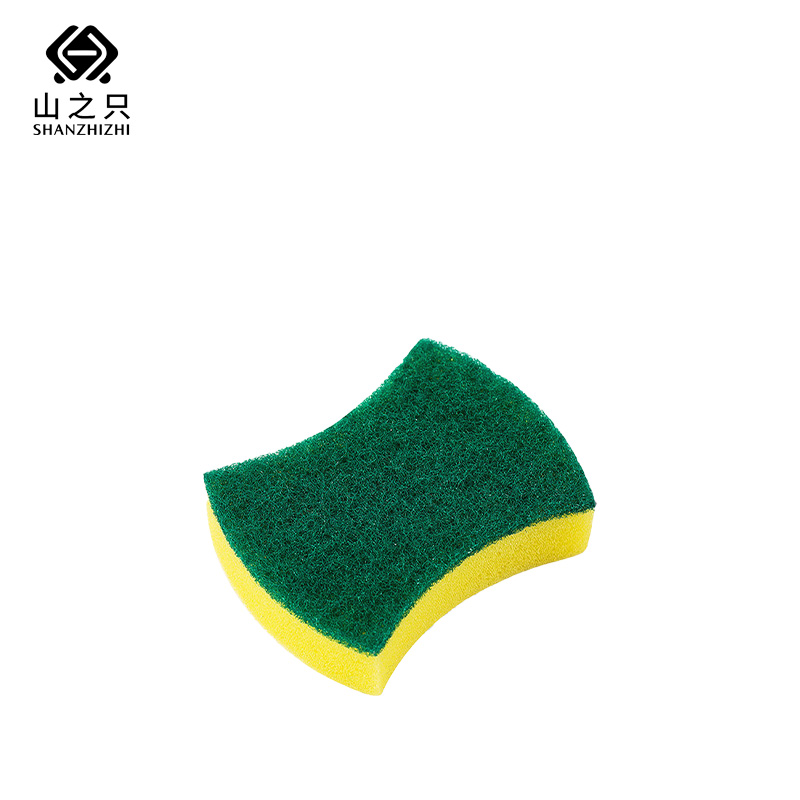 山之只 海绵刷百洁布 10*8*3cm腰型 个