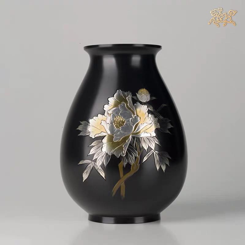 美帮汇全铜摆件《高冈铜器之荣福》铜工艺品 家居饰品花瓶高清大图