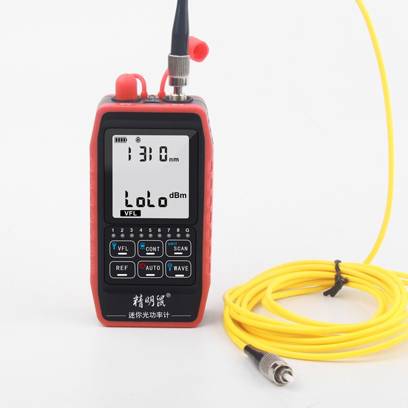 寻线对线功能高精度红光一体机红光笔10公里光纤测试仪10mw光源光衰