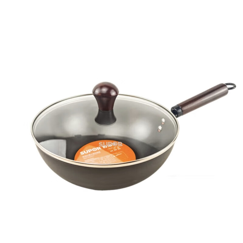 苏泊尔(SUPOR)家用炒菜抗菌燃气电磁炉通用煎炒锅 24cm FC24AJ1