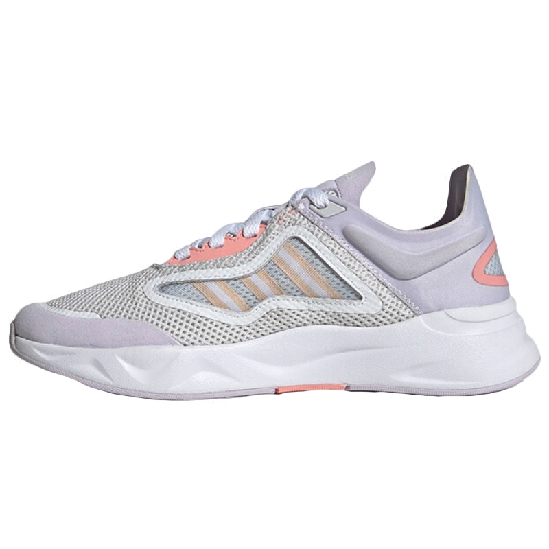 Adidas阿迪达斯休闲鞋女鞋2020新款轻便网面透气运动鞋FW7199