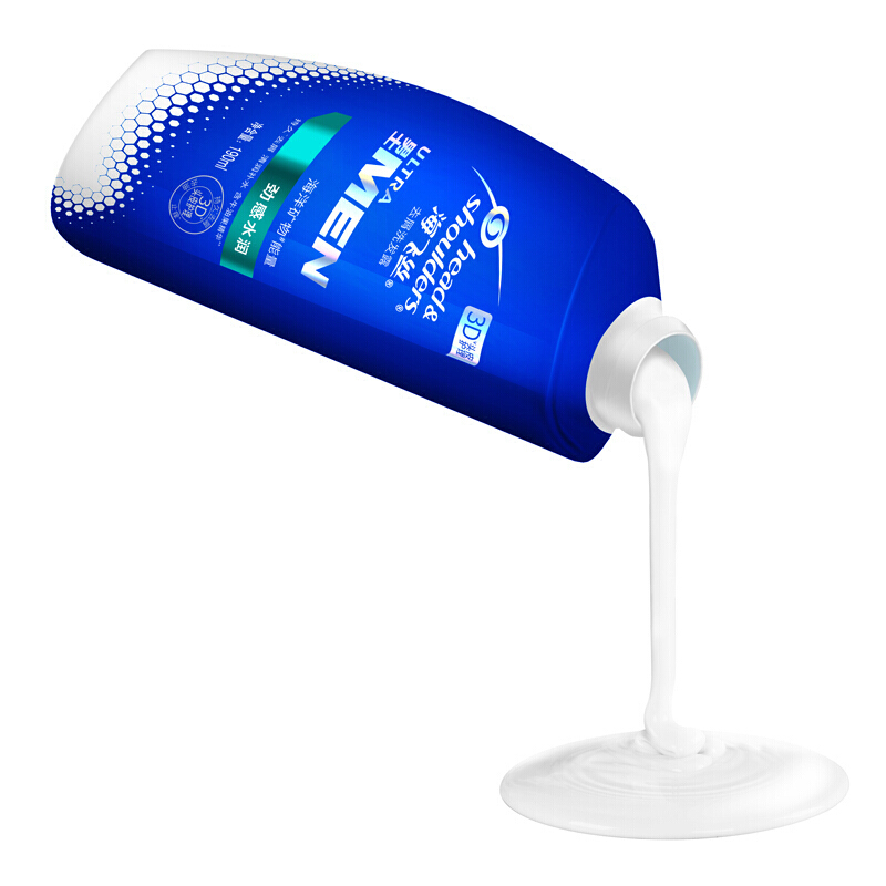 海飞丝(Head & Shoulders) 男士去屑洗发露 劲感水润型 190ML