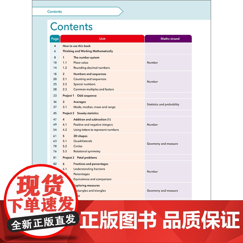 [外研社]新思维数学学生用书6 小学六年级至初中三年级高清大图