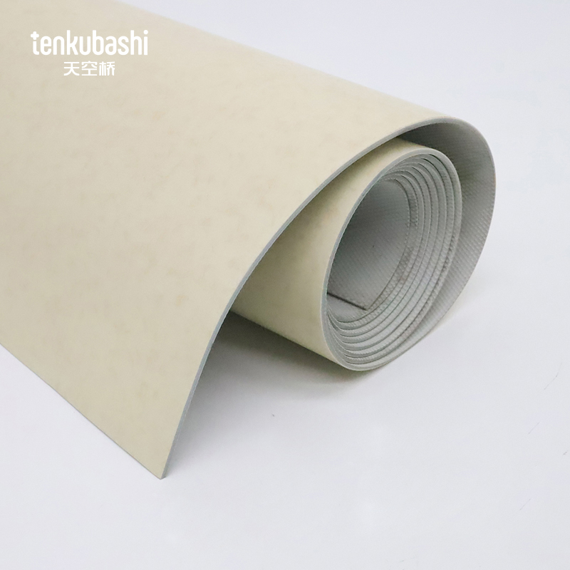 天空桥 地板革 米色浅石纹2.0mm 卷高清大图