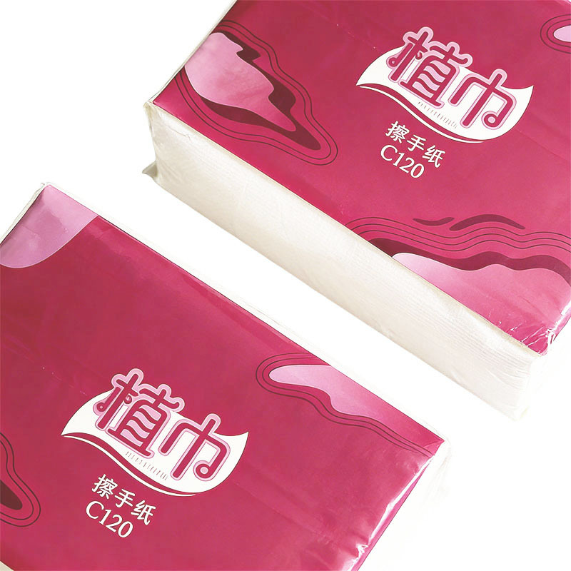 植巾 C120 擦手纸 225*230mm 200抽/包 单层 20包/箱 1箱高清大图