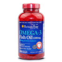 普丽普莱深海鱼油Omega-3 1200毫克软胶囊 瓶装100粒/瓶