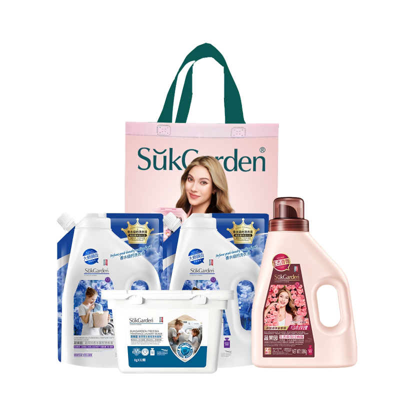 蔬果园衣物清洁洗衣液洗衣凝珠4件套/组