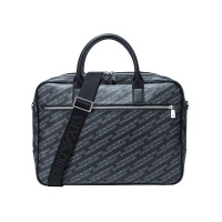 EMPORIO ARMANI 阿玛尼 男士Logo印花图案手提公文包