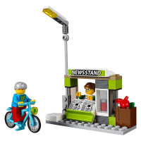LEGO 乐高 City 城市系列 公交车站积木玩具 塑料材质 6-14岁 200块以上
