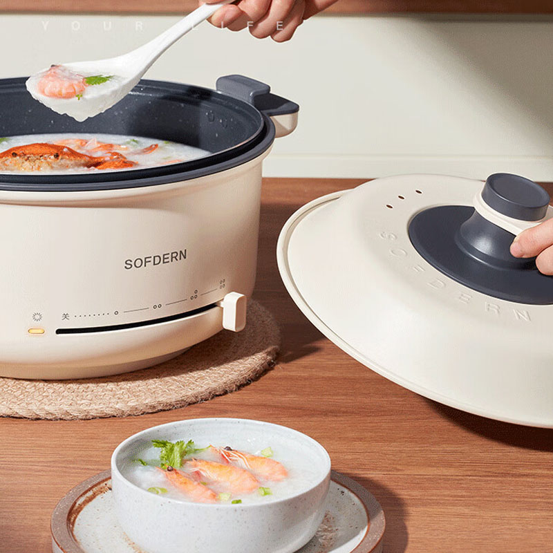 美的(Midea) 多功能电煮炖煎炸炖锅家用多用4.5L MC-HGC2801高清大图
