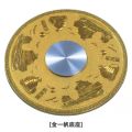 鑫环境 餐桌转盘钢化玻璃圆转盘旋转大圆盘连体转台圆桌转盘底座配件送胶 一帆风顺60厘米只是底座
