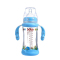 乐儿宝(bobo)防摔玻璃宽口径奶瓶 蓝色240ml (适用12个月以上宝宝)