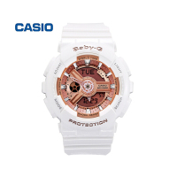 卡西欧(CASIO)通用手表 BABY-G 防震防水双显运动手表电子表女 100m防水 BA-110-7A1