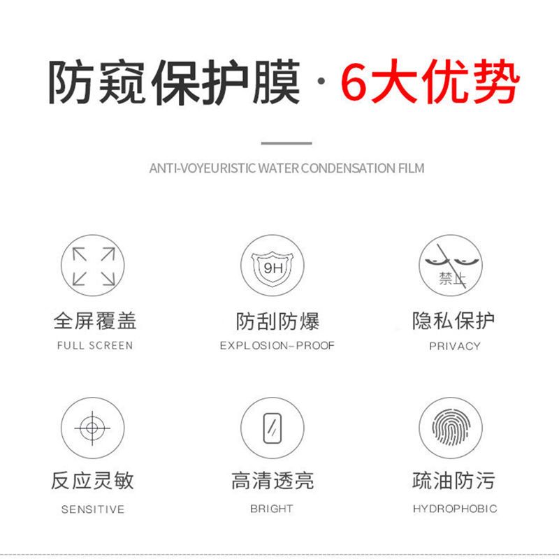 图书>期刊/杂志>数码/计算机>图书其它>vivox50防窥全屏钢化膜防偷窥