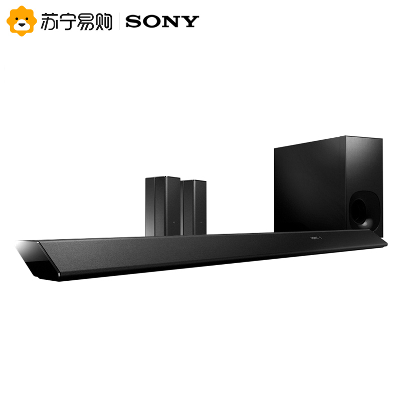 索尼(SONY) HT-RT5 家庭影院 5.1声道 电视音响 NFC蓝牙回音壁 无线环绕音箱 (黑色)