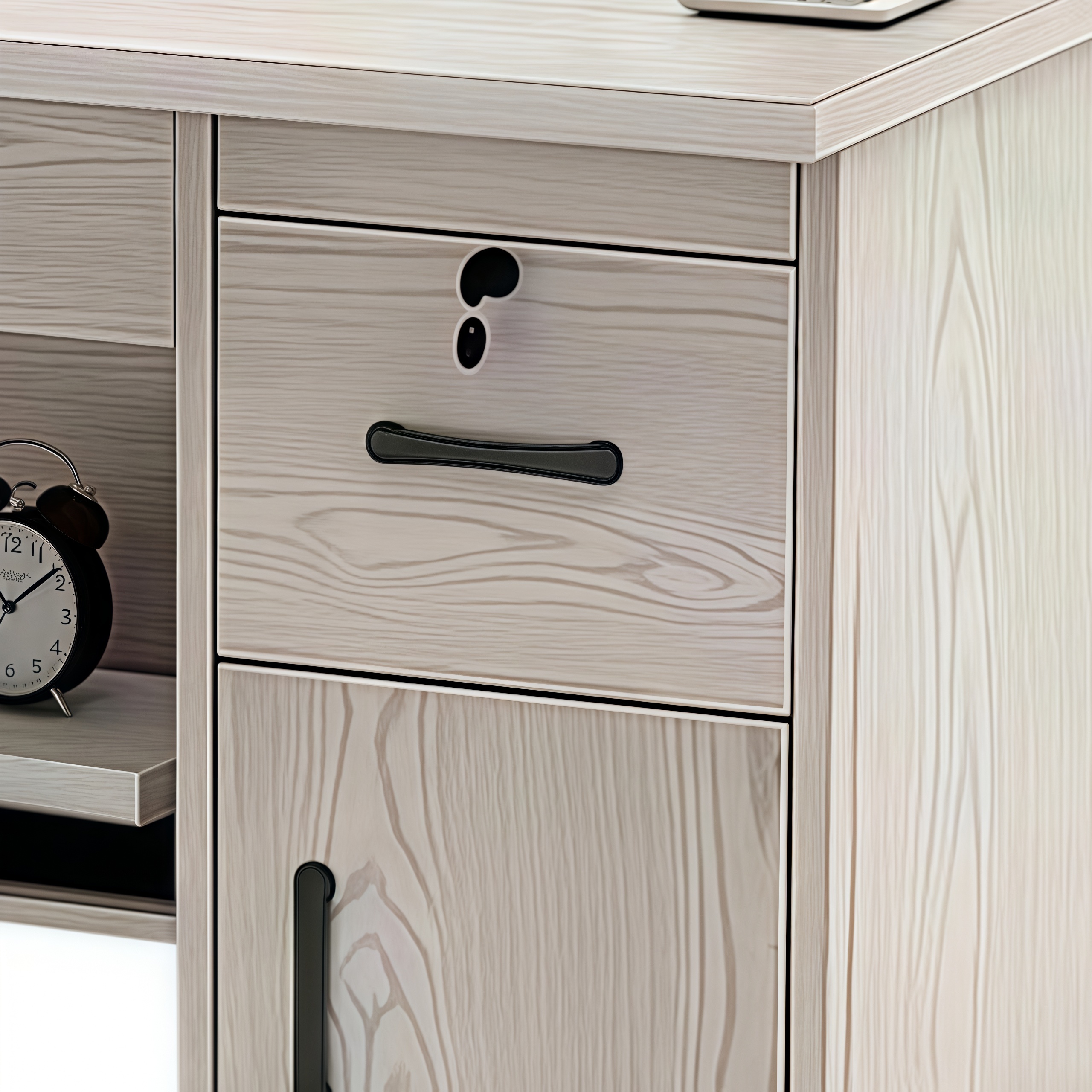 演发简易单人办公桌高清大图