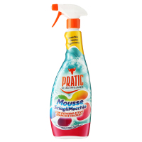 PRATIC狐狸爸爸摩丝衣领净650ML 原装进口强效衣物袖口去污去黄喷雾清洁剂