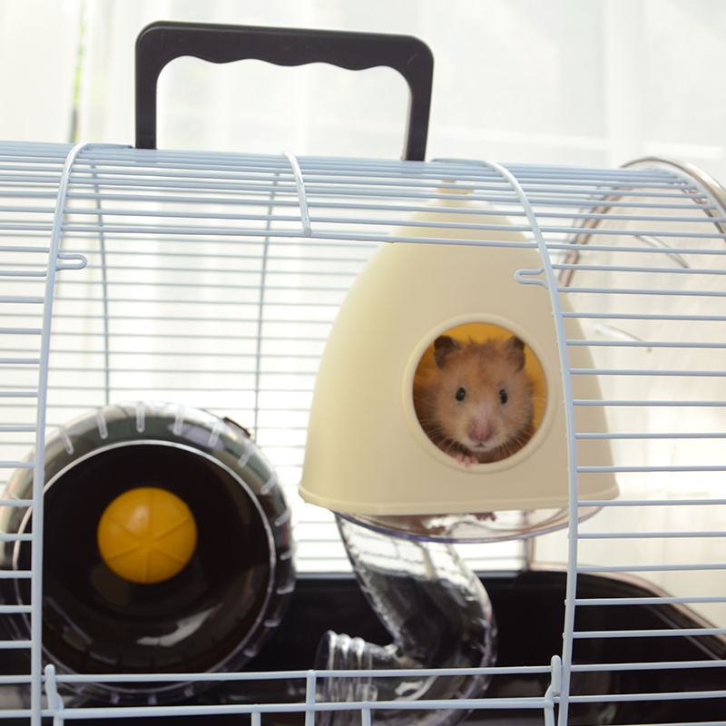 日式豪华仓鼠笼子仓鼠用品全套金丝熊别墅金丝熊笼子全套仓鼠别墅高清大图