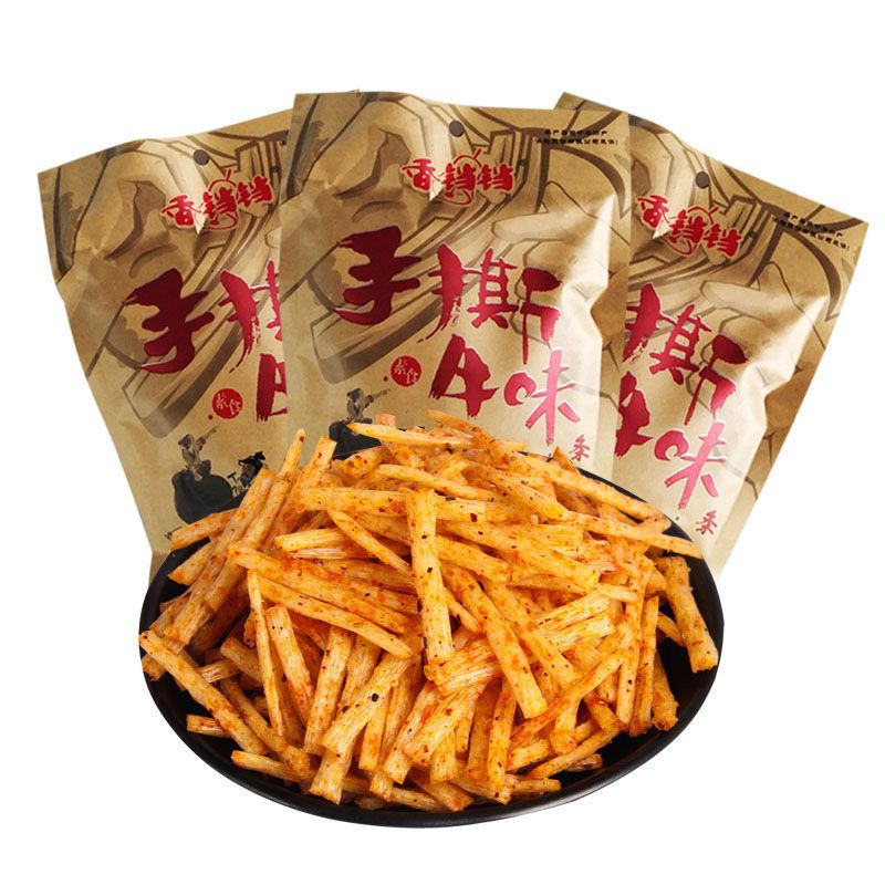 香铛铛好肉麻辣条芝麻条怀旧小时候的辣条8090校园经典麻辣小零食 好肉麻5包