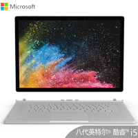微软(Microsoft)Surface Book2 8代 i5 8G 256G Win10 | 13.5英寸 触控屏 创意设计 二合一 平板电脑 笔记本电脑 银色