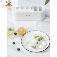 雪糕模具家用自制冰棍冰棒冰块冰糕食品级冰格儿童做冰淇淋的磨具 敬平 奶白色[20根木柄 自带6根PP柄]自动脱模
