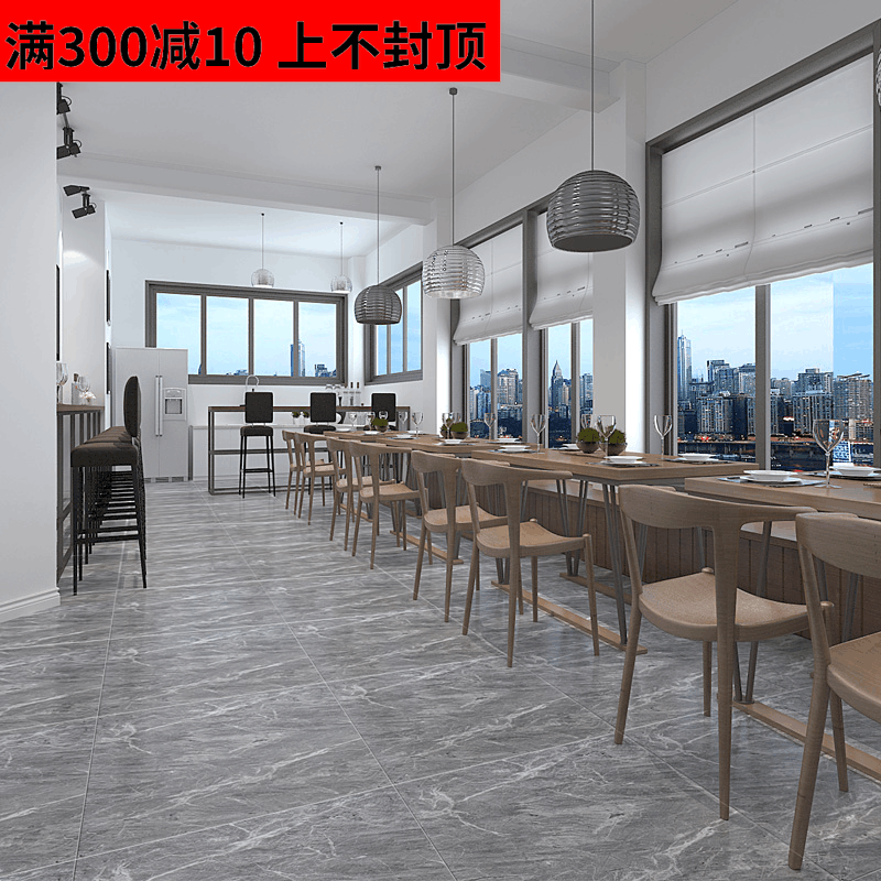 客厅卧室仿古砖防滑水泥砖 LOFT复古厨房地板砖背景墙墙砖瓷砖600壹德壹