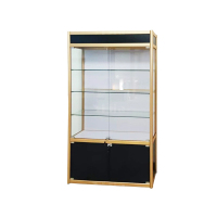 翌嘉 YJ4123117 玻璃展柜奖牌奖杯展示柜展架模型产品陈列柜 1000*350*2000