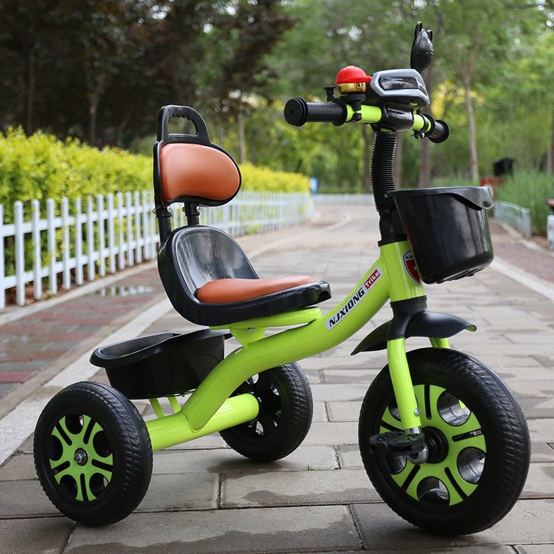 儿童三轮车脚踏车2-5岁宝宝脚蹬男女孩儿手推可骑1-3岁儿童自行车