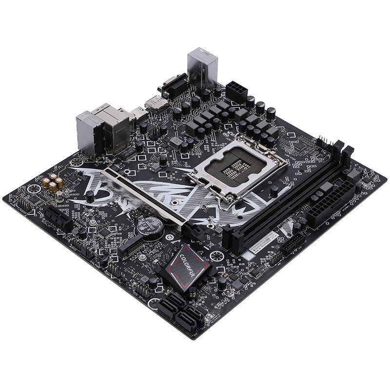 七彩虹战斧H610M-M.2 PRO V20+12代英特尔7400CPU 主板套装