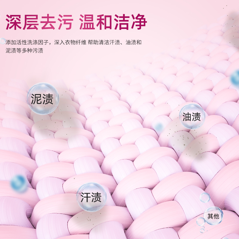 蓝漂 361947香水洗衣液2KG*1瓶+450G*1袋高清大图