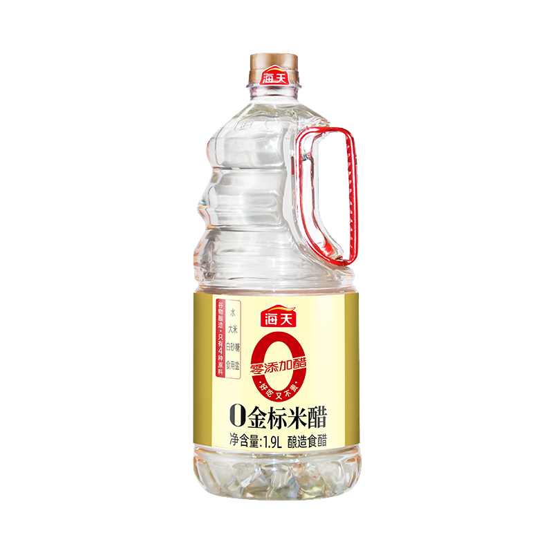 海天 0添加金标米醋1.9L/瓶