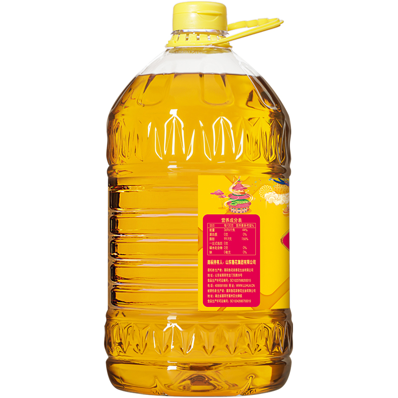 鲁花 香飘万家浓香花生油 5L×1桶高清大图