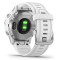 佳明(GARMIN)Fenix6S不锈钢银色表圈白色硅胶表带GPS户外智能手表血氧跑步越野GPS导航腕表普通版