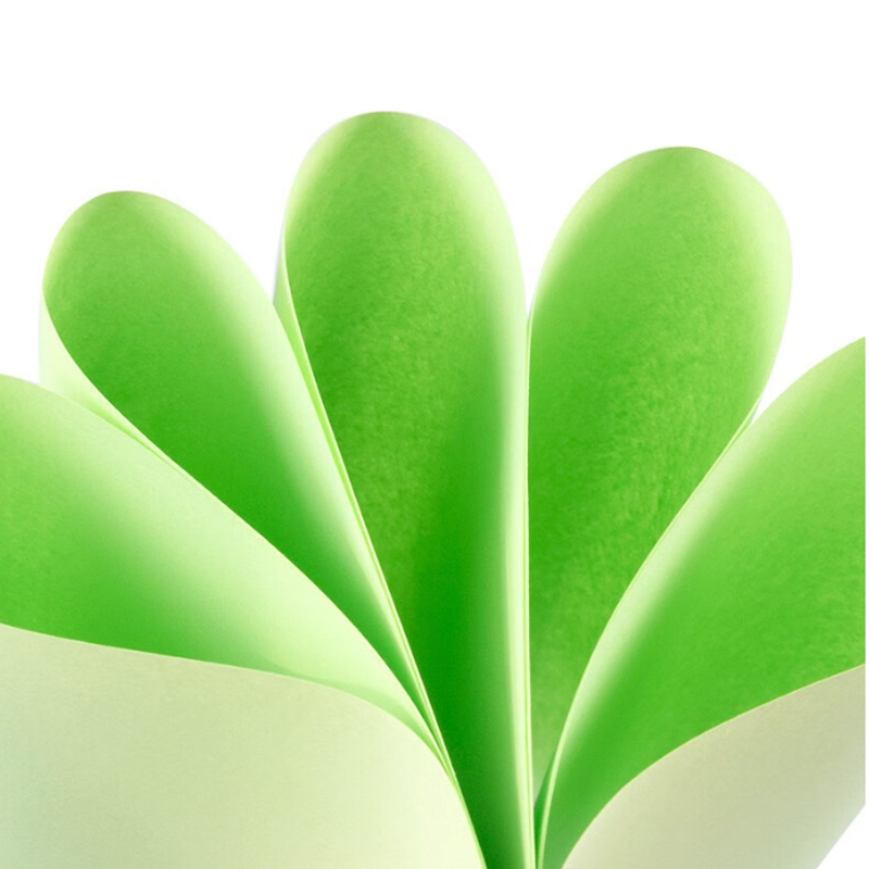 旗胜 复印纸绿色100张 A4 包高清大图