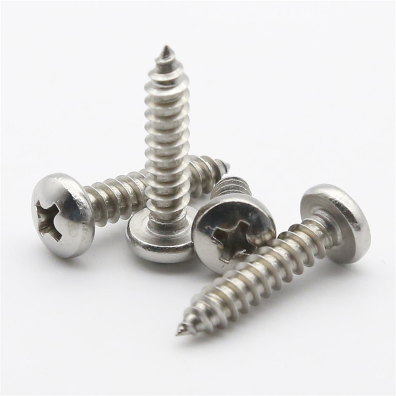 st63系列14st6313st6385tfe304不锈钢十字槽盘头自攻螺钉圆头螺丝钉gb