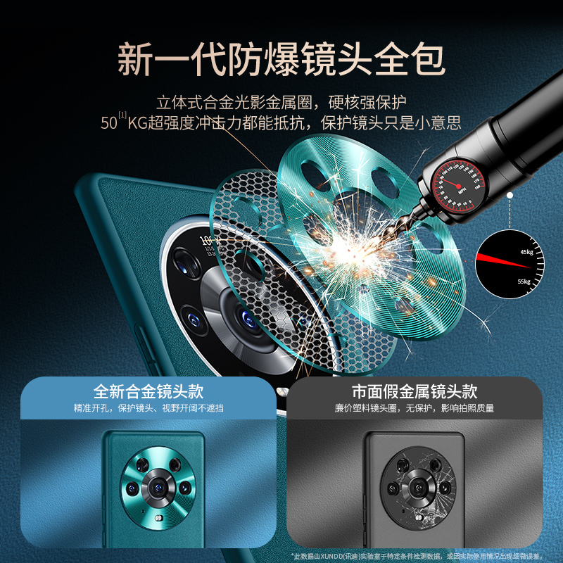 讯迪适用荣耀magic3手机壳magic3pro至臻版华为新款防摔全包镜头保护套超薄潮牌素皮por5g曲屏男外壳女hon