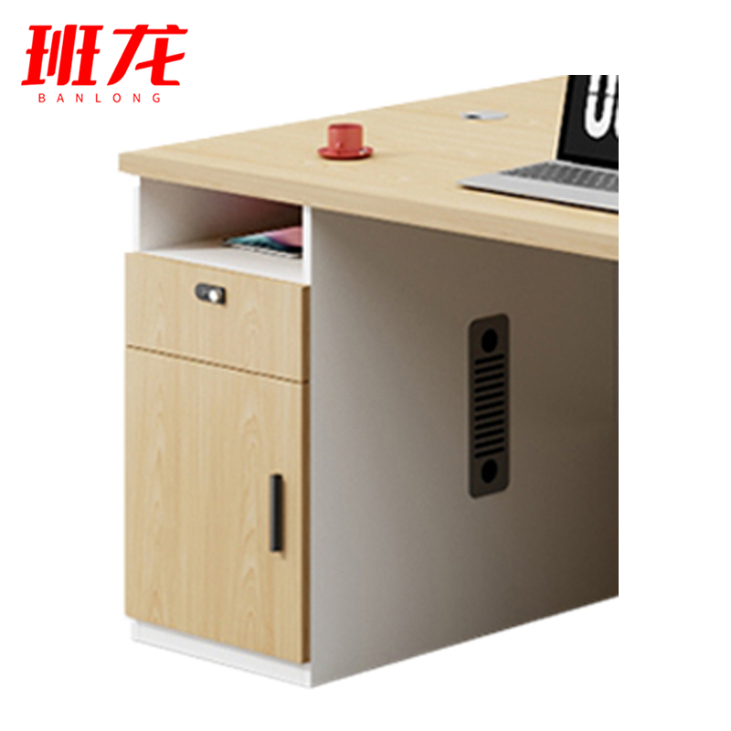 班龙电脑桌1.6米单人位张高清大图