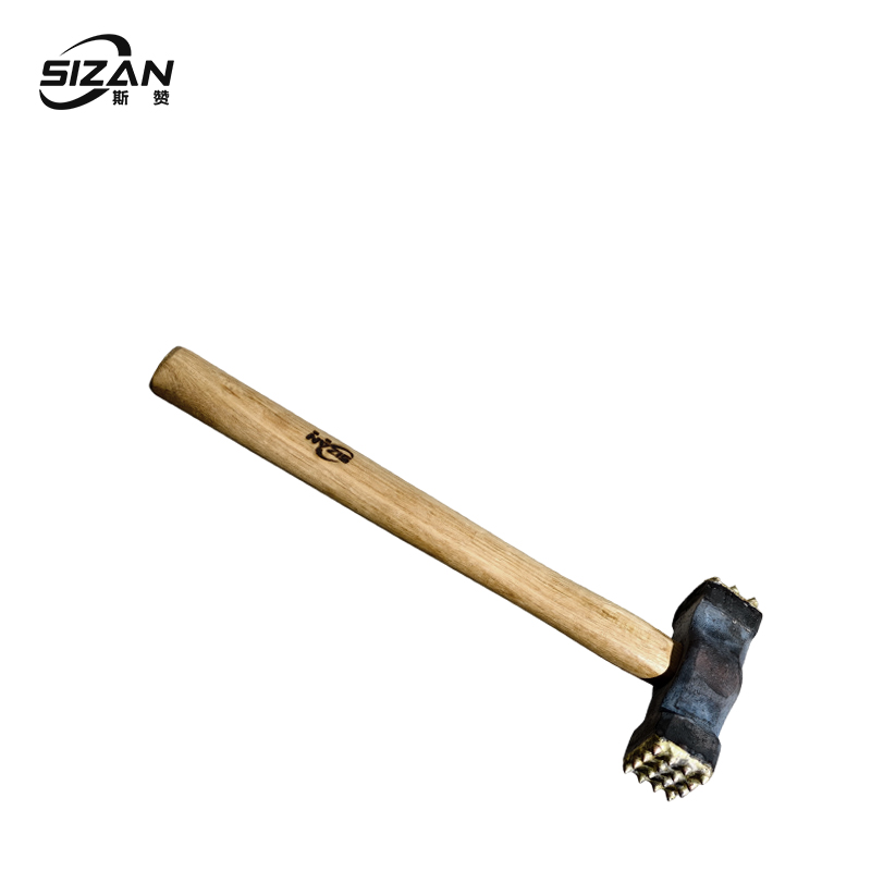 斯赞 合金锤凿毛锤 木柄16齿*16齿 把高清大图