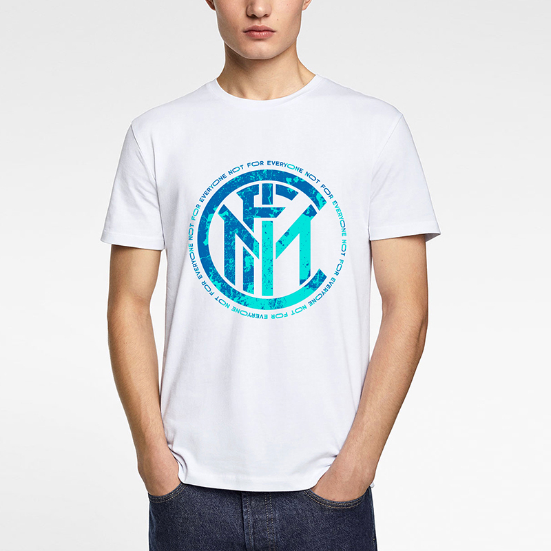 国际米兰俱乐部Inter Milan官方2020夏季男新款T恤简约时尚运动休闲短袖圆领套头衫高档棉质印花设计感百搭上衣
