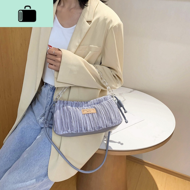 斜挎包亚克力链条法棍包2020新款潮百搭时尚ins小众潮牌腋下包女NEW LAKE女士单肩包