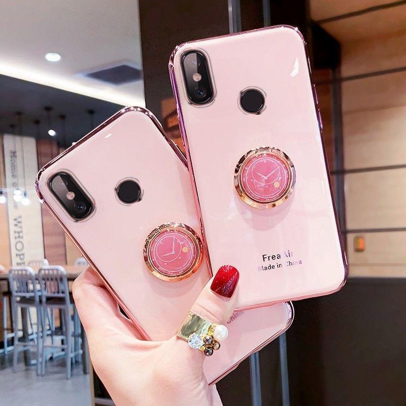 奥迪猫小米mix3手机壳女xiaomimix3保护硅胶套时钟支架小米防摔软壳