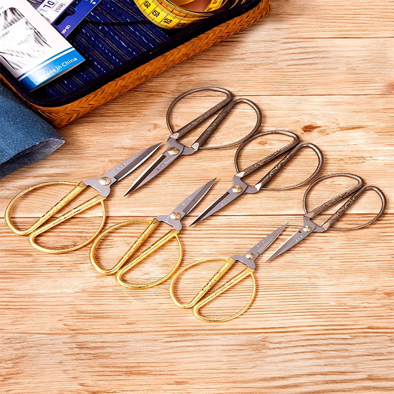 张小泉剪刀家用合金龙凤不锈钢结婚金剪子裁缝十字绣剪大剪刀8138高清大图