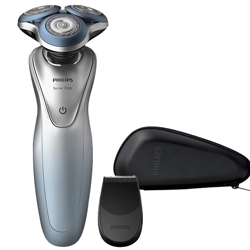 飞利浦(PHILIPS)S7910/16 充电式男士刮胡刀全身水洗舒仕系列智能手机互联刮胡刀干湿两用