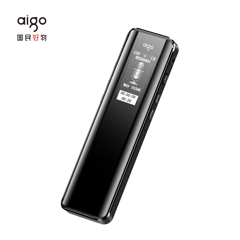 爱国者(aigo) R6911 32G 录音笔 (计价单位:个) 黑色高清大图