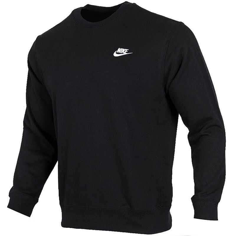 耐克(NIKE) 上衣男子2022冬季新款运动卫衣休闲圆领加绒针织套头衫BV2667 黑V2667-010 XL
