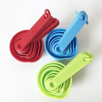 十一件套厨房家用量勺量杯烘培量勺控盐计量奶粉勺调味勺烘培工具 [十一件套]随机颜色