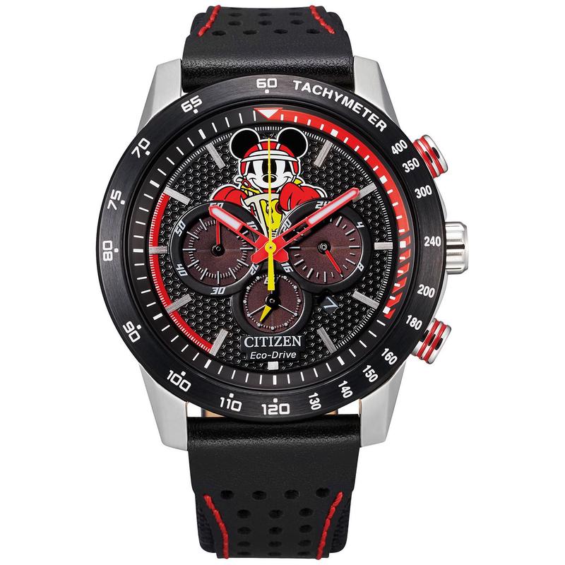 Citizen 美国代购专柜正品西铁城 男手表 Mouse Black 44mm
