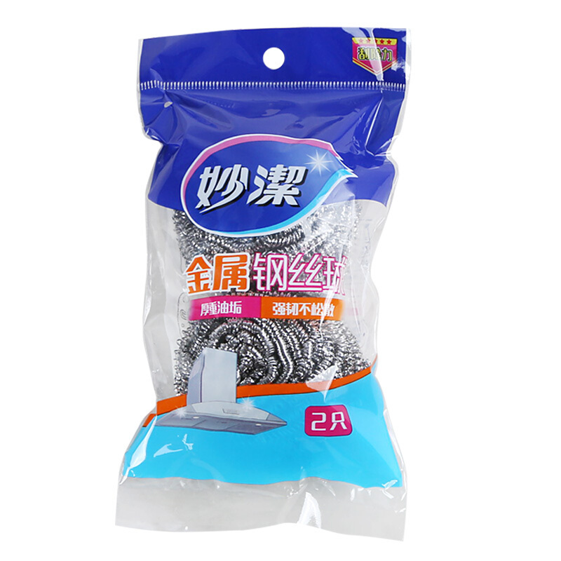 妙洁mhb6妙洁金属钢丝球6颗装