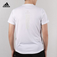 adidas阿迪达斯男装夏季运动健身圆领短袖T恤